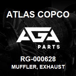 RG-000628 Atlas Copco MUFFLER, EXHAUST | AGA Parts