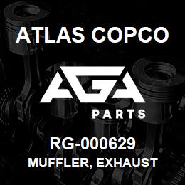 RG-000629 Atlas Copco MUFFLER, EXHAUST | AGA Parts