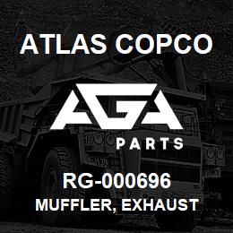 RG-000696 Atlas Copco MUFFLER, EXHAUST | AGA Parts