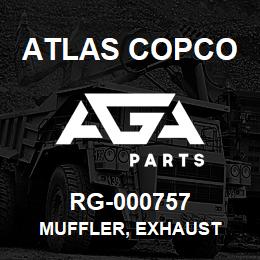 RG-000757 Atlas Copco MUFFLER, EXHAUST | AGA Parts