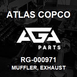 RG-000971 Atlas Copco MUFFLER, EXHAUST | AGA Parts