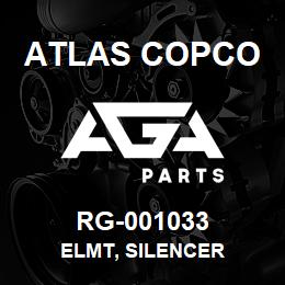 RG-001033 Atlas Copco ELMT, SILENCER | AGA Parts