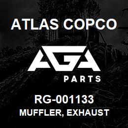 RG-001133 Atlas Copco MUFFLER, EXHAUST | AGA Parts