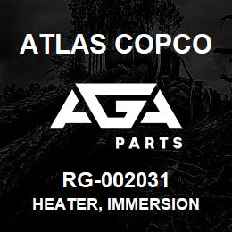 RG-002031 Atlas Copco HEATER, IMMERSION | AGA Parts