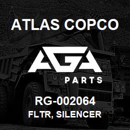 RG-002064 Atlas Copco FLTR, SILENCER | AGA Parts