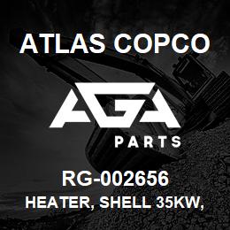 RG-002656 Atlas Copco HEATER, SHELL 35KW, 150 PSIG | AGA Parts