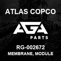 RG-002672 Atlas Copco MEMBRANE, MODULE | AGA Parts