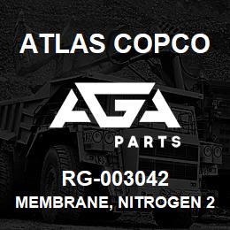 RG-003042 Atlas Copco MEMBRANE, NITROGEN 200 PSI | AGA Parts