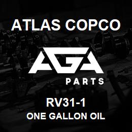 RV31-1 Atlas Copco ONE GALLON OIL | AGA Parts