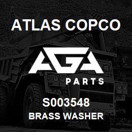 S003548 Atlas Copco BRASS WASHER | AGA Parts