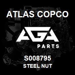 S008795 Atlas Copco STEEL NUT | AGA Parts