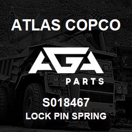 S018467 Atlas Copco LOCK PIN SPRING | AGA Parts