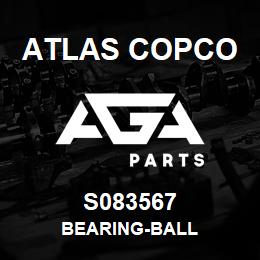 S083567 Atlas Copco BEARING-BALL | AGA Parts