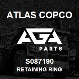 S087190 Atlas Copco RETAINING RING | AGA Parts