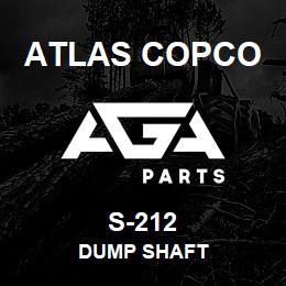 S-212 Atlas Copco DUMP SHAFT | AGA Parts