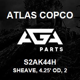 S2AK44H Atlas Copco SHEAVE, 4.25' OD, 2 | AGA Parts