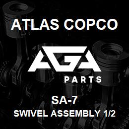 SA-7 Atlas Copco SWIVEL ASSEMBLY 1/2 NPT, UNIVE | AGA Parts