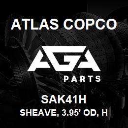 SAK41H Atlas Copco SHEAVE, 3.95' OD, H | AGA Parts