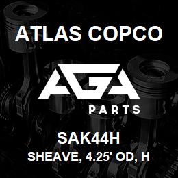 SAK44H Atlas Copco SHEAVE, 4.25' OD, H | AGA Parts