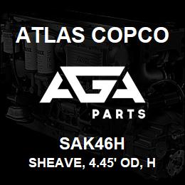 SAK46H Atlas Copco SHEAVE, 4.45' OD, H | AGA Parts