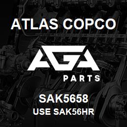 SAK5658 Atlas Copco USE SAK56HR | AGA Parts