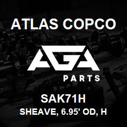 SAK71H Atlas Copco SHEAVE, 6.95' OD, H | AGA Parts