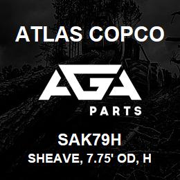 SAK79H Atlas Copco SHEAVE, 7.75' OD, H | AGA Parts