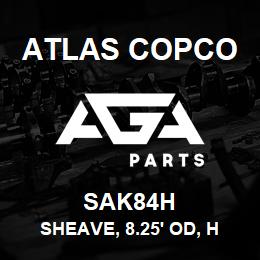 SAK84H Atlas Copco SHEAVE, 8.25' OD, H | AGA Parts