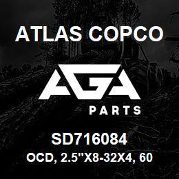 SD716084 Atlas Copco OCD, 2.5"X8-32X4, 60-AO-RB | AGA Parts