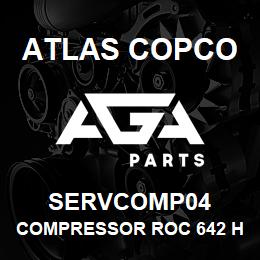 SERVCOMP04 Atlas Copco COMPRESSOR ROC 642 HC | AGA Parts