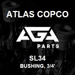 SL34 Atlas Copco BUSHING, 3/4' | AGA Parts