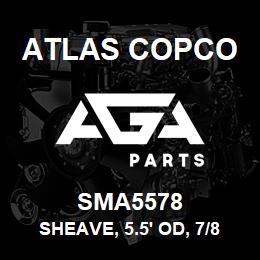 SMA5578 Atlas Copco SHEAVE, 5.5' OD, 7/8 | AGA Parts