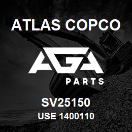 SV25150 Atlas Copco USE 1400110 | AGA Parts