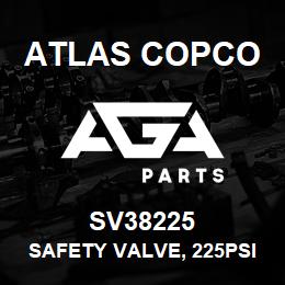 SV38225 Atlas Copco SAFETY VALVE, 225PSI | AGA Parts