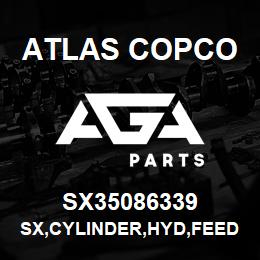 SX35086339 Atlas Copco SX,CYLINDER,HYD,FEED | AGA Parts