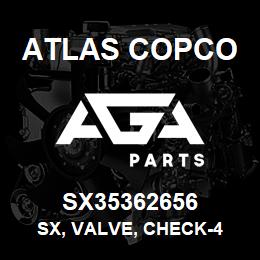 SX35362656 Atlas Copco SX, VALVE, CHECK-4 | AGA Parts