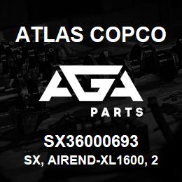 SX36000693 Atlas Copco SX, AIREND-XL1600, 285 MM. | AGA Parts