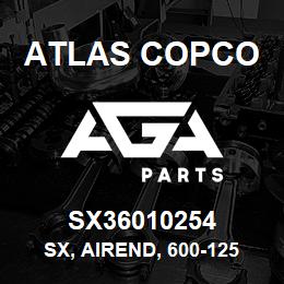 SX36010254 Atlas Copco SX, AIREND, 600-125 178.5 MM. | AGA Parts