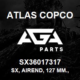 SX36017317 Atlas Copco SX, AIREND, 127 MM., ECM570 | AGA Parts