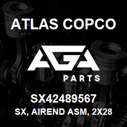 SX42489567 Atlas Copco SX, AIREND ASM, 2X285 MM. | AGA Parts