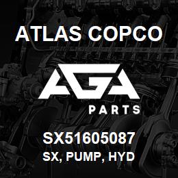 SX51605087 Atlas Copco SX, PUMP, HYD | AGA Parts