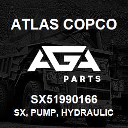 SX51990166 Atlas Copco SX, PUMP, HYDRAULIC | AGA Parts