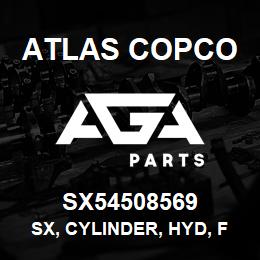 SX54508569 Atlas Copco SX, CYLINDER, HYD, FEED | AGA Parts