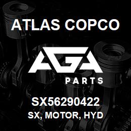 SX56290422 Atlas Copco SX, MOTOR, HYD | AGA Parts