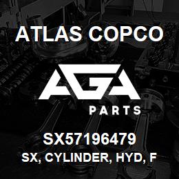 SX57196479 Atlas Copco SX, CYLINDER, HYD, FEED | AGA Parts