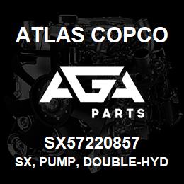 SX57220857 Atlas Copco SX, PUMP, DOUBLE-HYD | AGA Parts