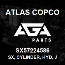 SX57224586 Atlas Copco SX, CYLINDER, HYD, JACK | AGA Parts