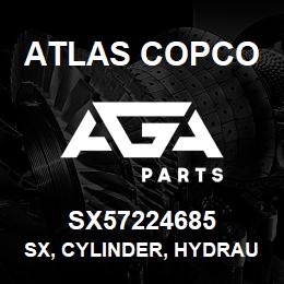 SX57224685 Atlas Copco SX, CYLINDER, HYDRAULIC | AGA Parts