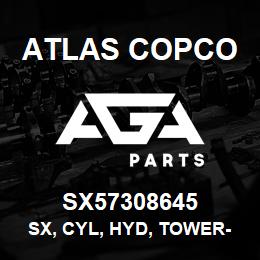 SX57308645 Atlas Copco SX, CYL, HYD, TOWER-RAISE | AGA Parts