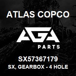 SX57367179 Atlas Copco SX, GEARBOX - 4 HOLE | AGA Parts